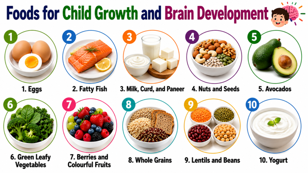 Best Foods for Child Growth And Brain Development